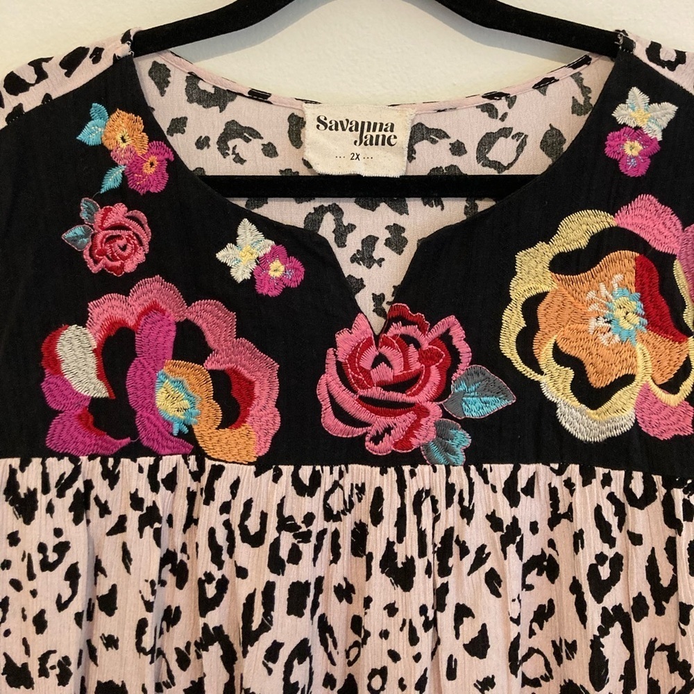 Savanna Jane Embroidered Blouse - Picture 6 of 11